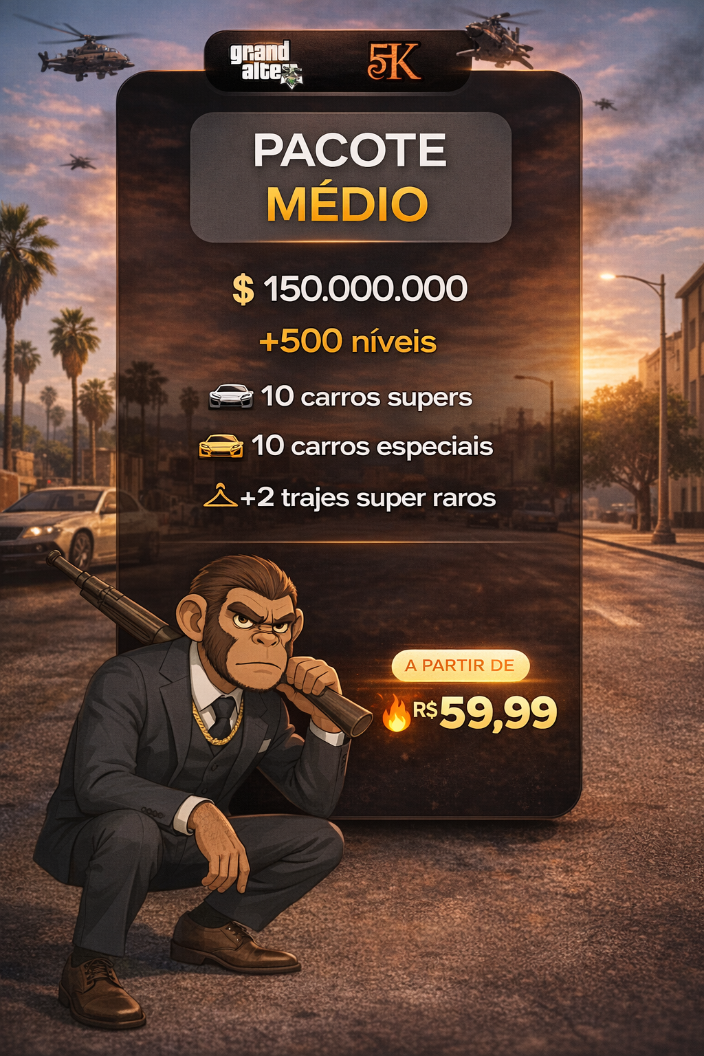 Pacote Médio